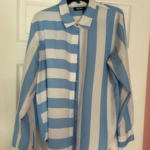 DKNY Stripe Button Front Shirt